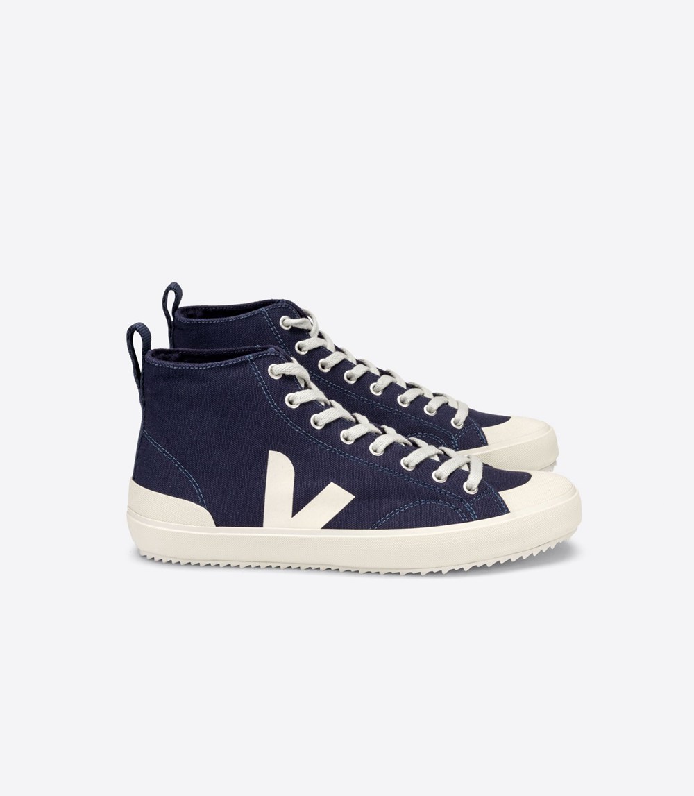 Veja Sneakers Mens - Nova Ht Canvas - Blue - 1384LQHPR